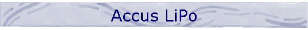 Accus LiPo